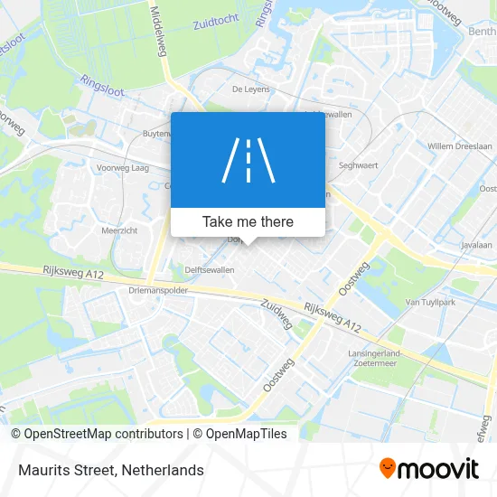 Mauritsstraat map
