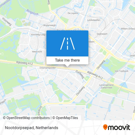 Nootdorpsepad map