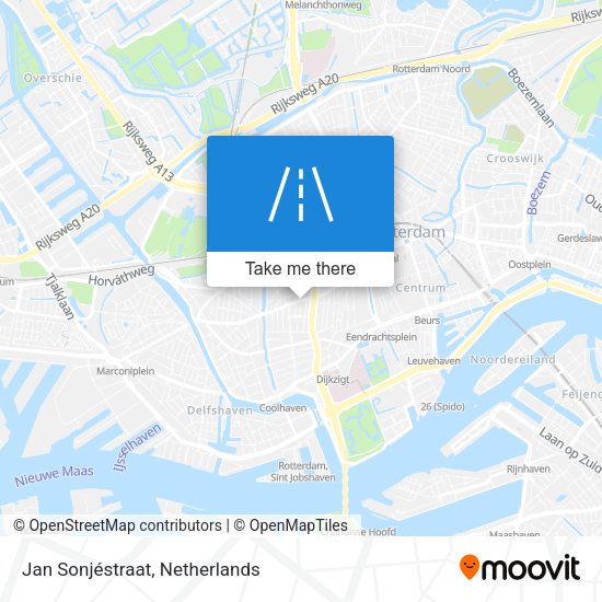 Jan Sonjéstraat map