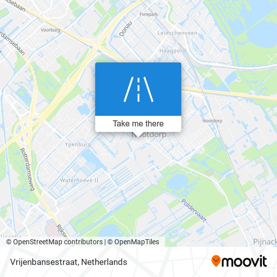 Vrijenbansestraat map