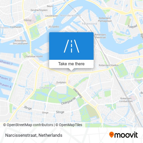 Narcissenstraat map