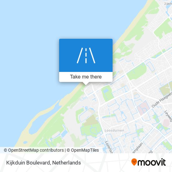 Kijkduin Boulevard map