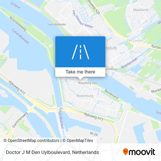 Doctor J M Den Uylboulevard map