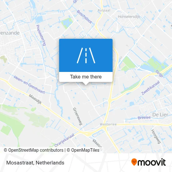Mosastraat map