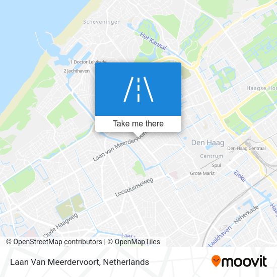 Laan Van Meerdervoort map