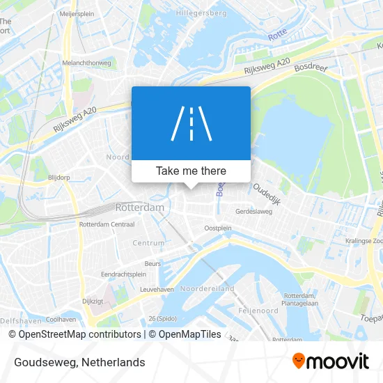 Goudseweg map
