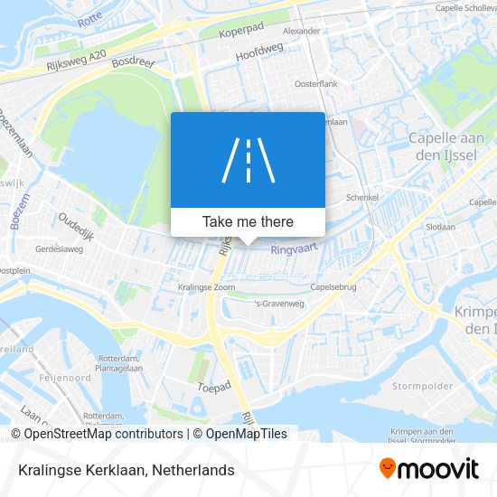 Kralingse Kerklaan map