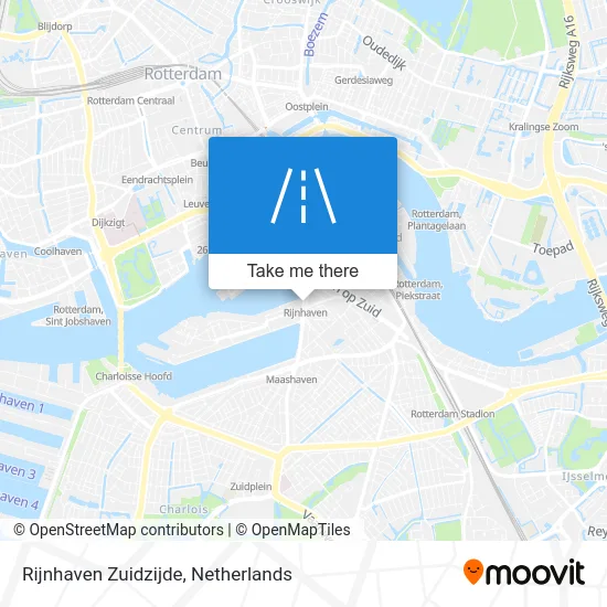 Rijnhaven Zuidzijde map