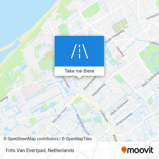 Frits Van Evertpad map