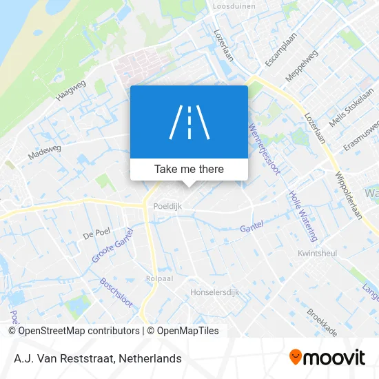 A.J. Van Reststraat map