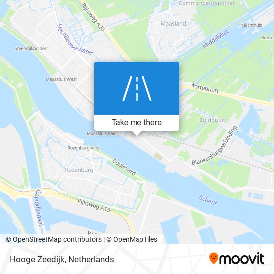 Hooge Zeedijk map