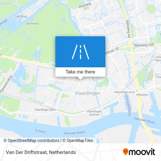 Van Der Driftstraat map