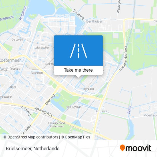 Brielsemeer map