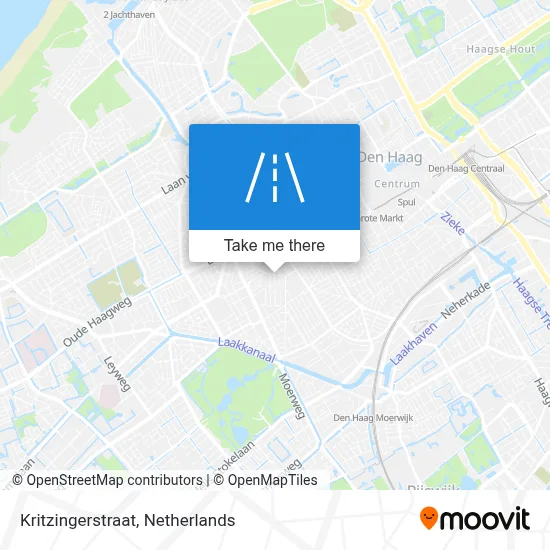 Kritzingerstraat map