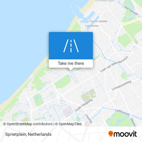 Sprietplein map