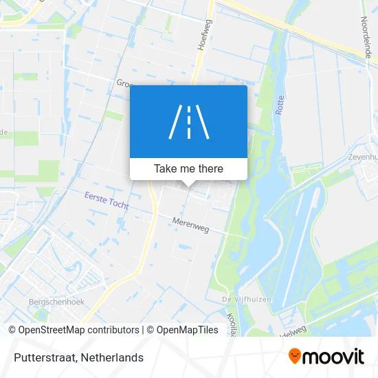 Putterstraat map