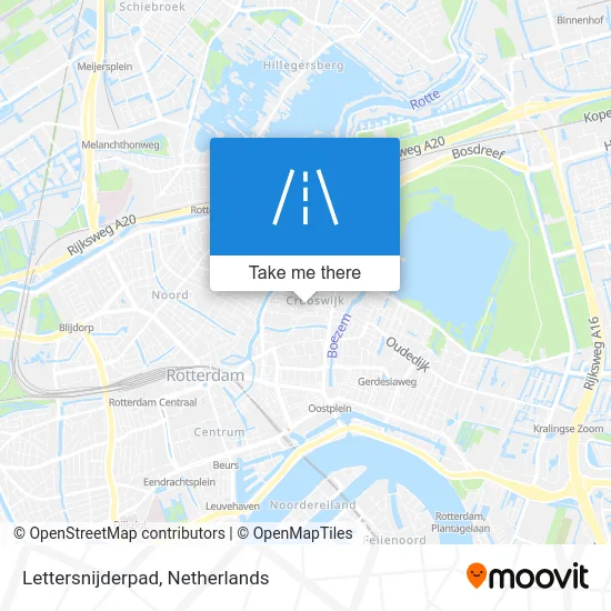 Lettersnijderpad map