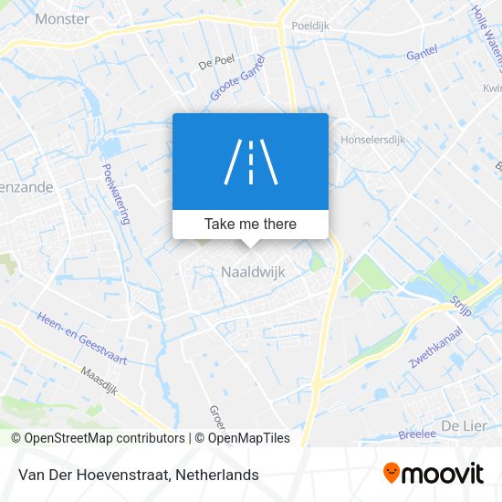 Van Der Hoevenstraat map