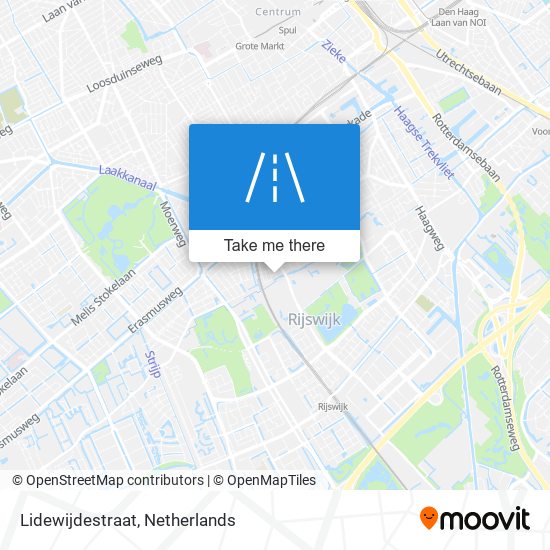 Lidewijdestraat map