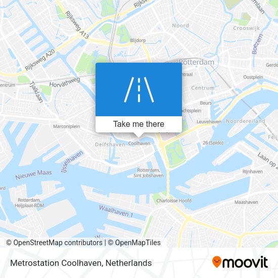 Metrostation Coolhaven map