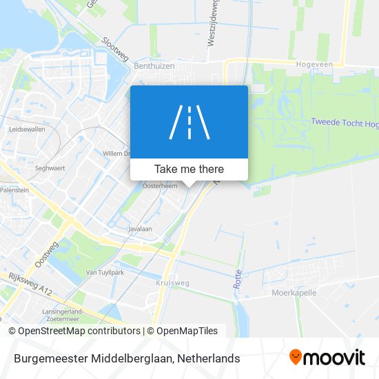 Burgemeester Middelberglaan Karte
