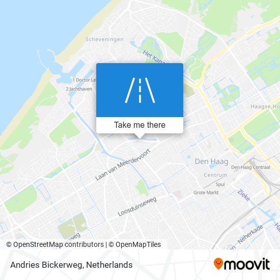 Andries Bickerweg map