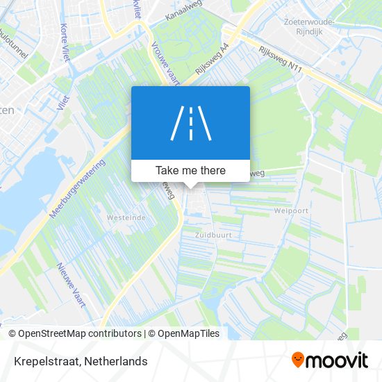 Krepelstraat map