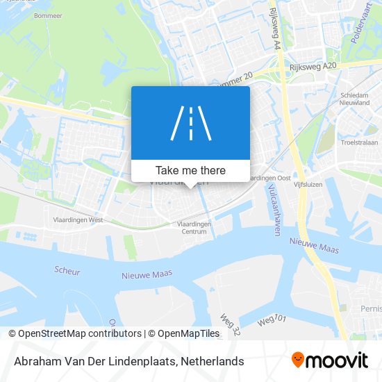 Abraham Van Der Lindenplaats map