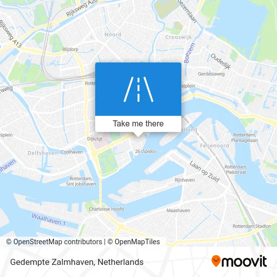 Gedempte Zalmhaven map