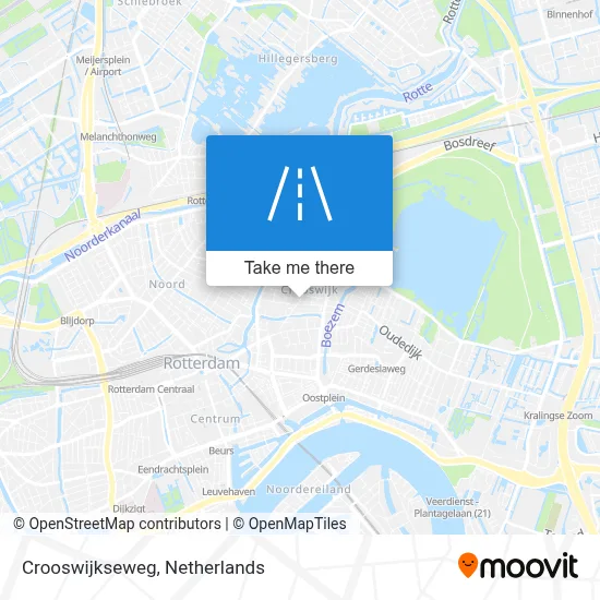 Crooswijkseweg Karte