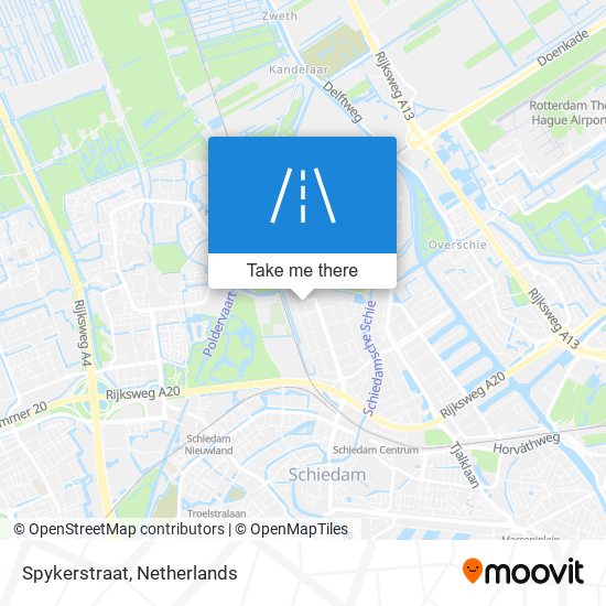 Spykerstraat map