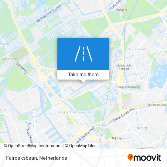 Fairoaksbaan map