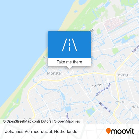 Johannes Vermeerstraat map