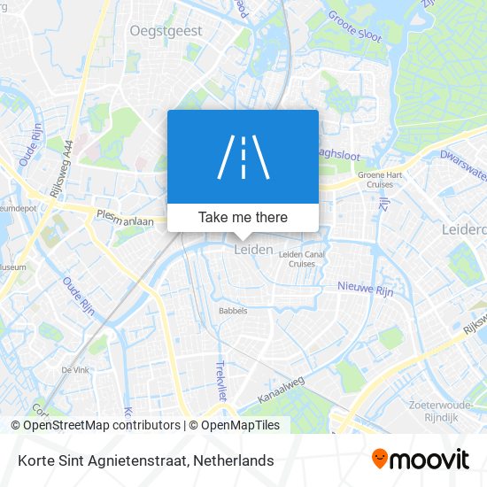 Korte Sint Agnietenstraat Karte