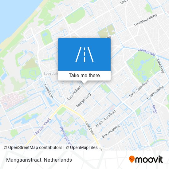 Mangaanstraat map