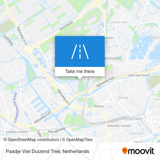 Paadje Van Duizend Treê map