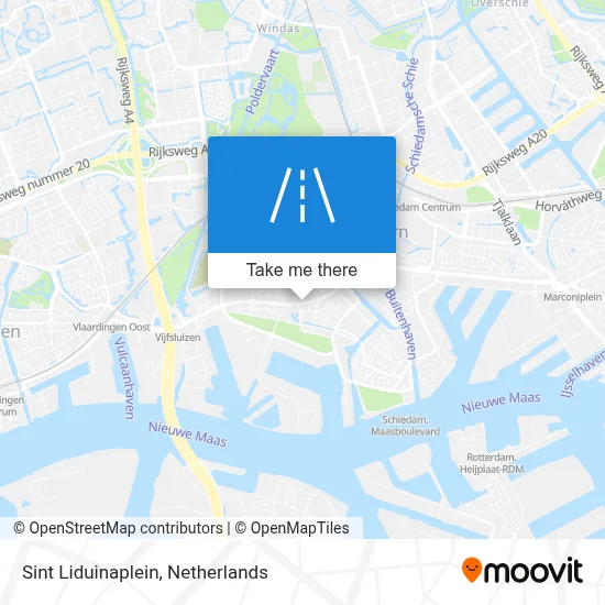 Sint Liduinaplein map