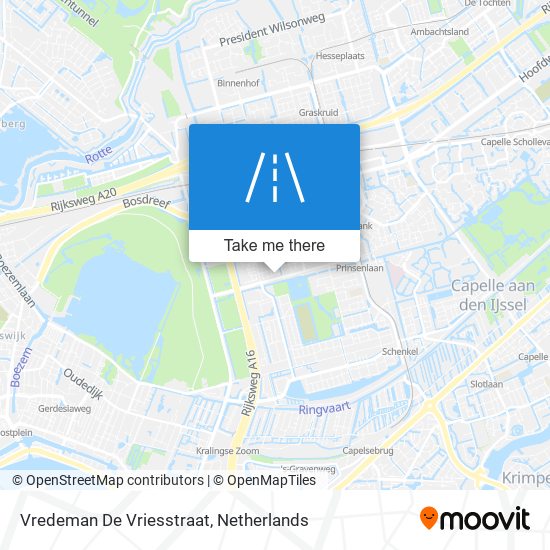 Vredeman De Vriesstraat map