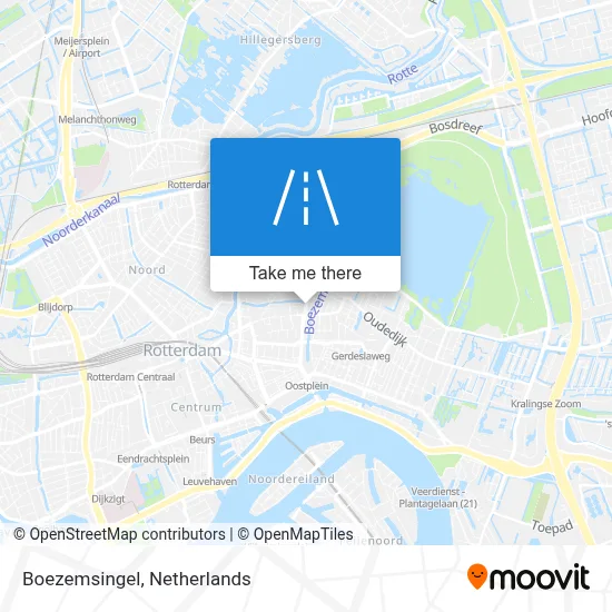 Boezemsingel Karte