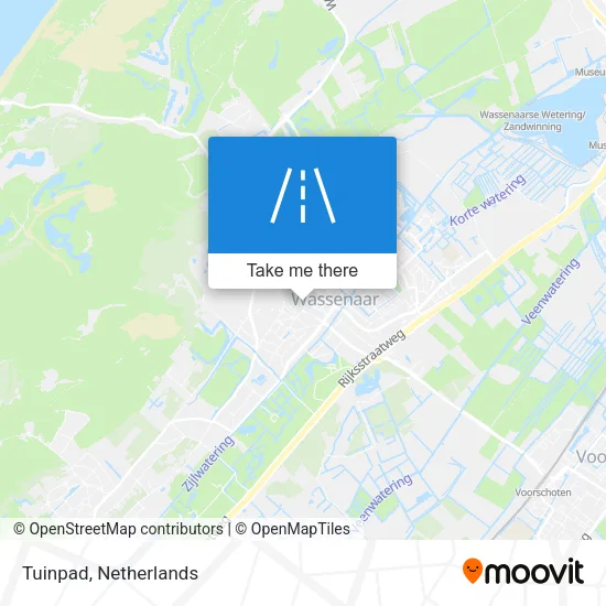 Tuinpad map