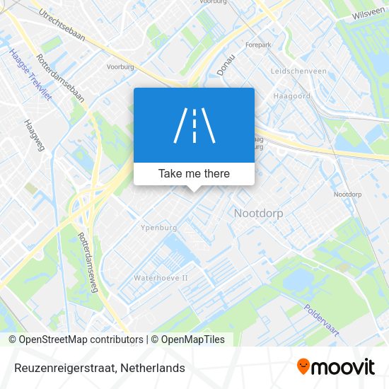 Reuzenreigerstraat map