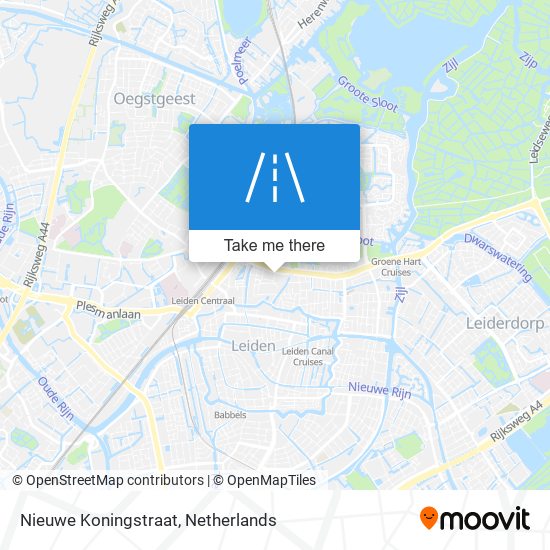 Nieuwe Koningstraat Karte