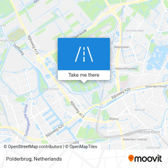 Polderbrug map
