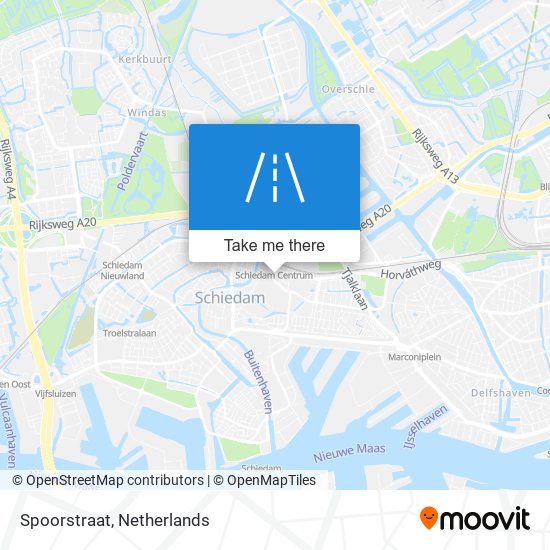 Spoorstraat map