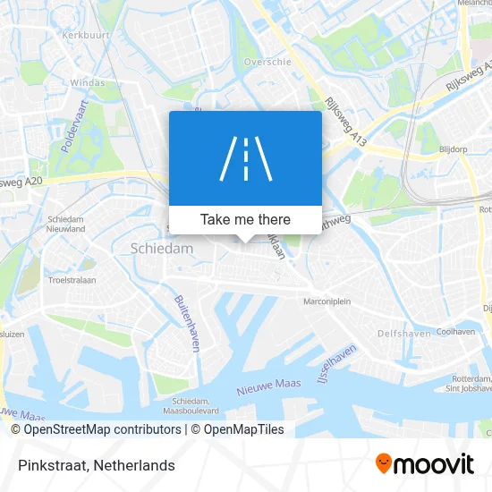 Pinkstraat map