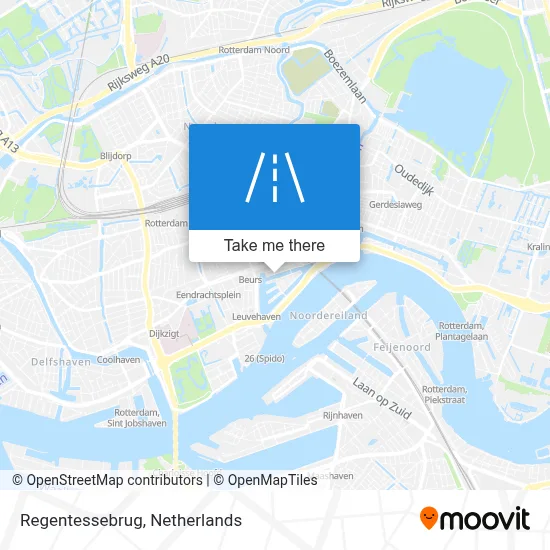 Regentessebrug map