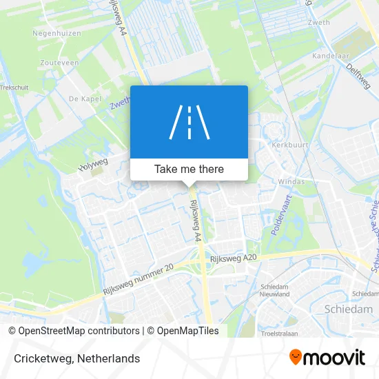 Cricketweg map