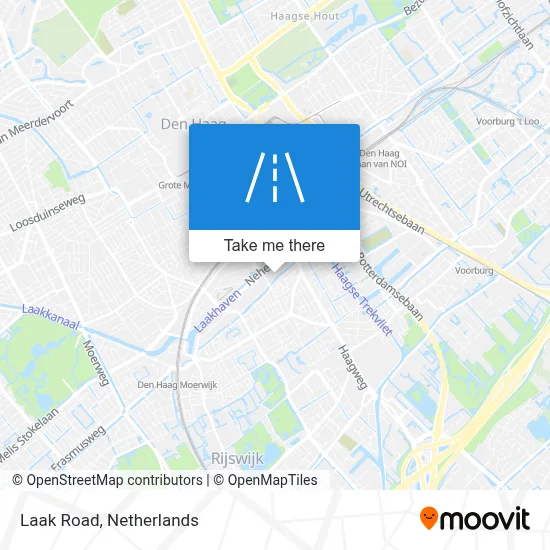 Laakweg map