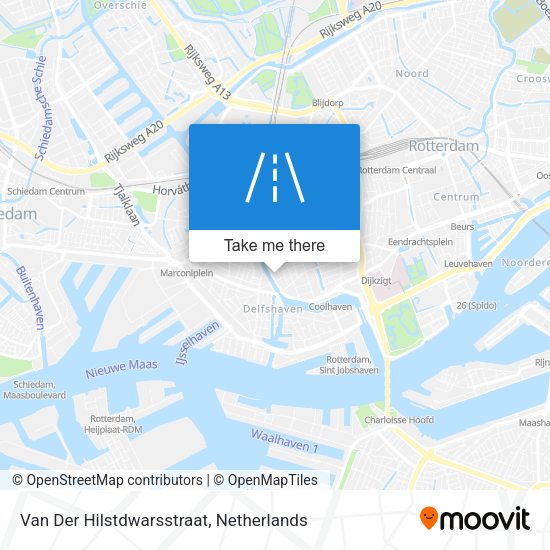 Van Der Hilstdwarsstraat map