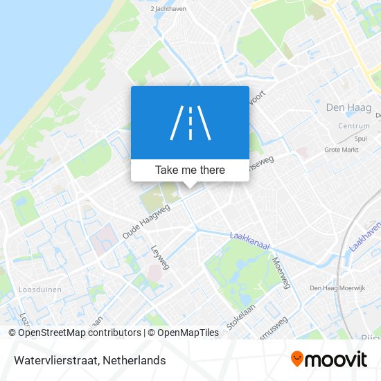 Watervlierstraat map